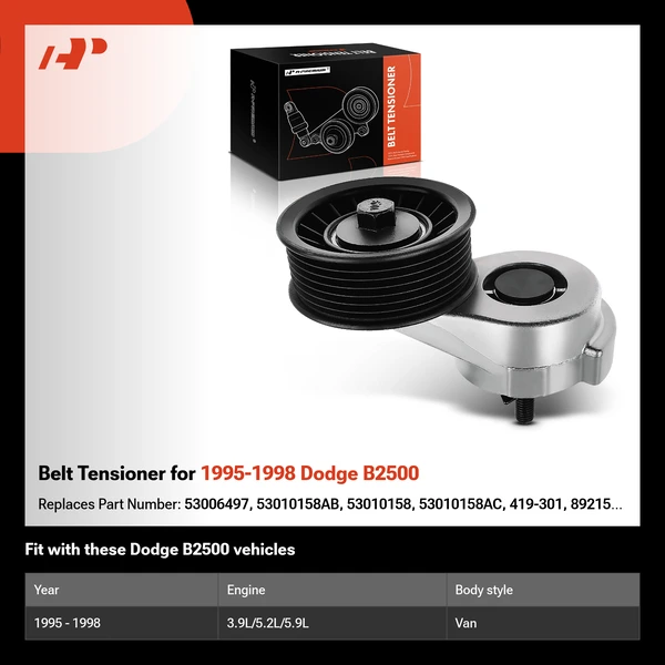 Belt Tensioner for 1995-1998 Dodge B2500