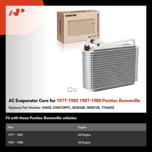 AC Evaporator Core for 1977-1982 1987-1988 Pontiac Bonneville