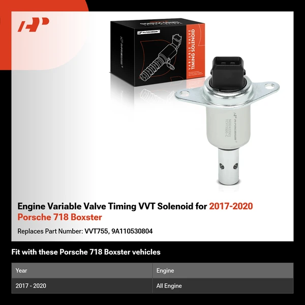 Engine Variable Valve Timing VVT Solenoid for 2017-2020 Porsche 718 Boxster