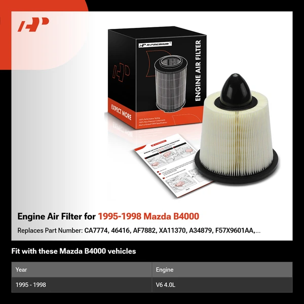 Engine Air Filter for 1995-1998 Mazda B4000