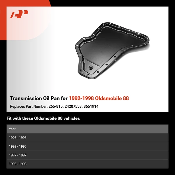 Transmission Oil Pan for 1992-1998 Oldsmobile 88