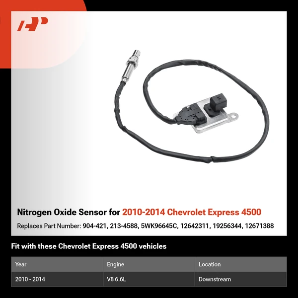 Nitrogen Oxide Sensor for 2010-2014 Chevrolet Express 4500