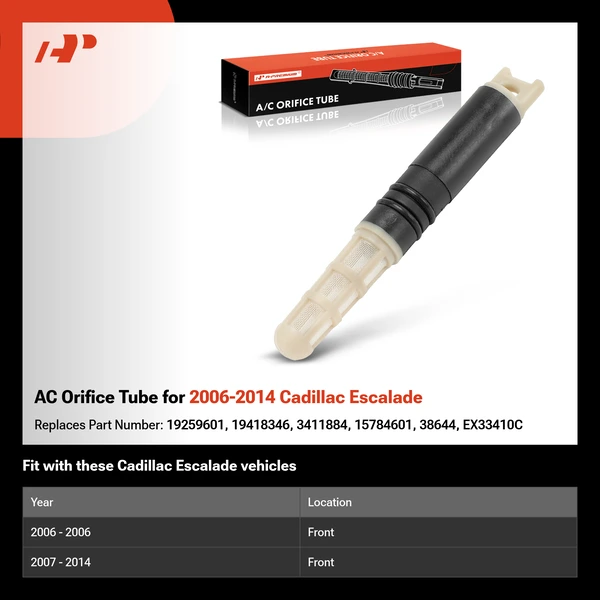 AC Orifice Tube for 2006-2014 Cadillac Escalade