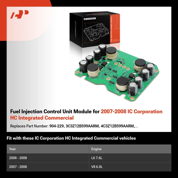 Fuel Injection Control Unit Module for 2007-2008 IC Corporation HC Integrated Commercial