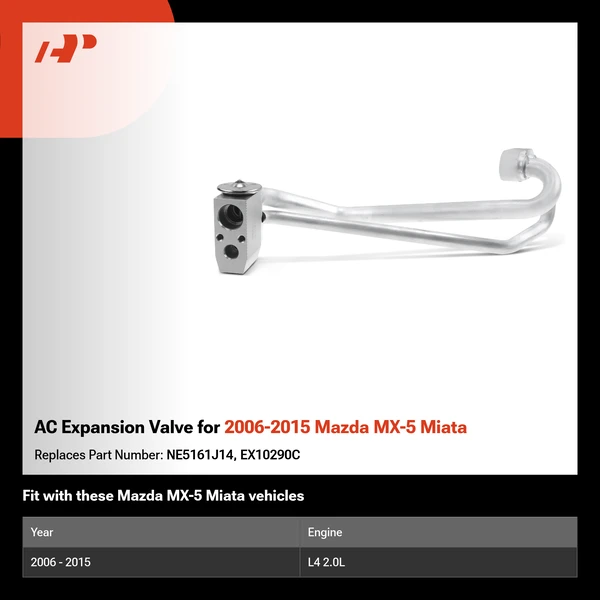 AC Expansion Valve for 2006-2015 Mazda MX-5 Miata