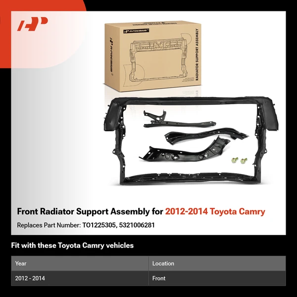 Front Radiator Support Assembly for 2012-2014 Toyota Camry