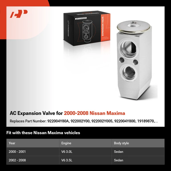AC Expansion Valve for 2000-2008 Nissan Maxima