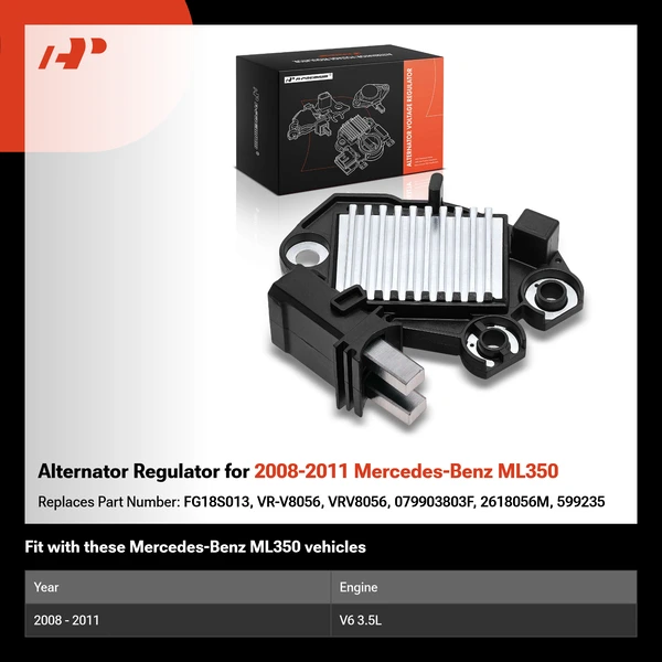 Alternator Regulator for 2008-2011 Mercedes-Benz ML350