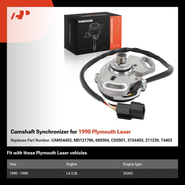Camshaft Synchronizer for 1990 Plymouth Laser