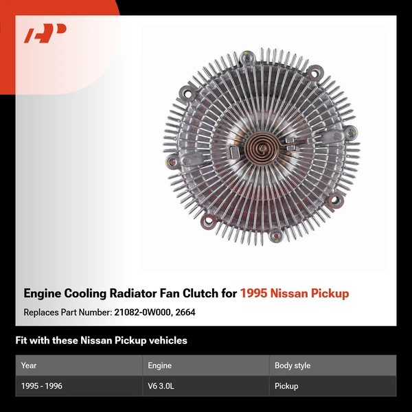 Engine Cooling Radiator Fan Clutch for 1995 Nissan Pickup