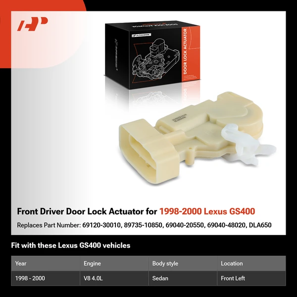 Front Driver Door Lock Actuator for 1998-2000 Lexus GS400