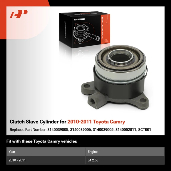 Clutch Slave Cylinder for 2010-2011 Toyota Camry