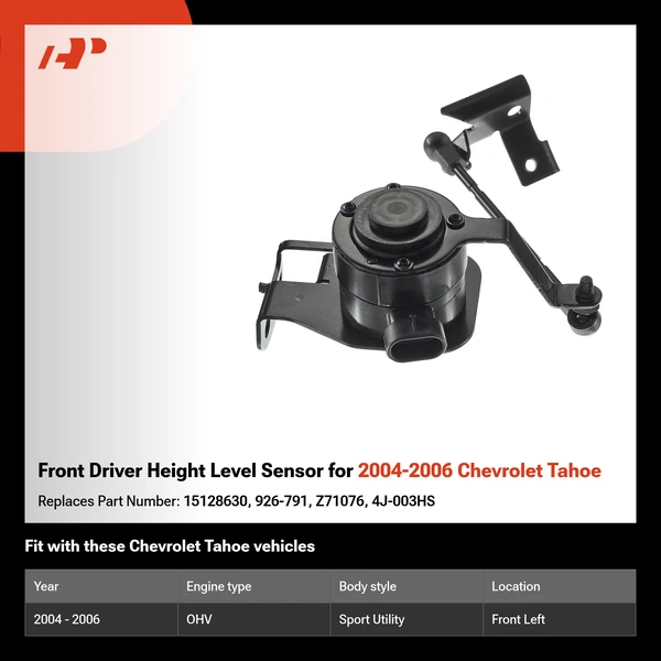 Front Driver Height Level Sensor for 2004-2006 Chevrolet Tahoe