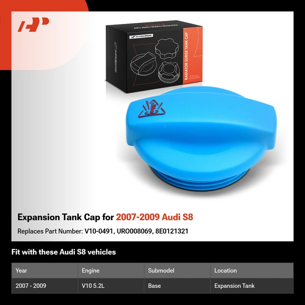 Expansion Tank Cap for 2007-2009 Audi S8