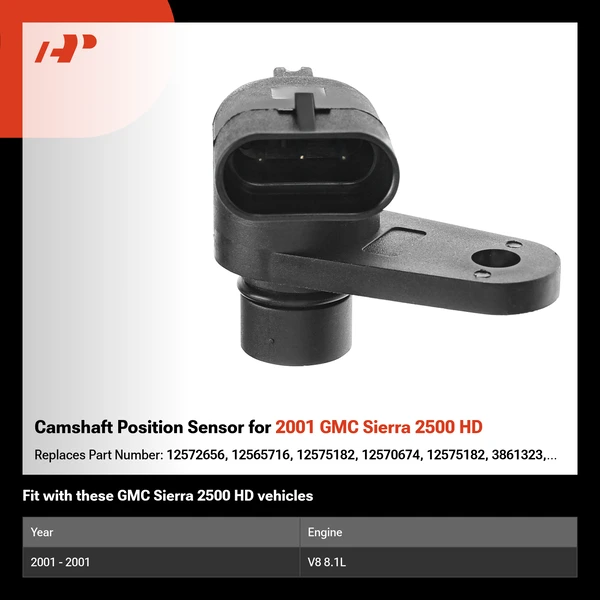 Camshaft Position Sensor for 2001 GMC Sierra 2500 HD