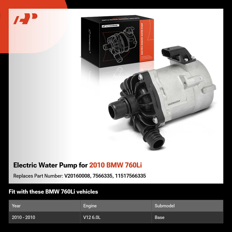 Electric Water Pump for 2010 BMW 760Li