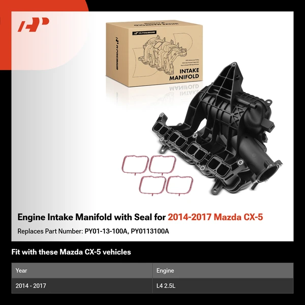Engine Intake Manifold with Seal for 2014-2017 Mazda CX-5