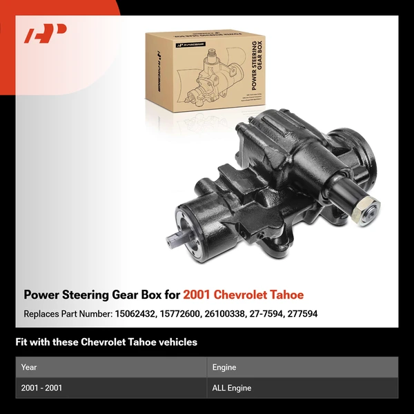 Power Steering Gear Box for 2001 Chevrolet Tahoe