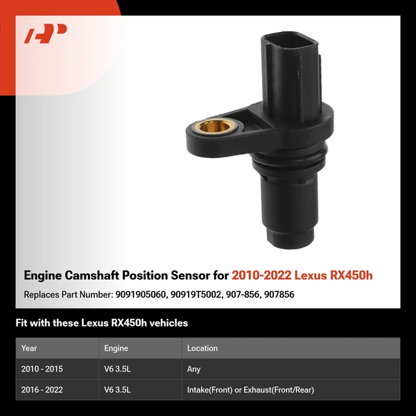 Engine Camshaft Position Sensor for 2010-2022 Lexus RX450h