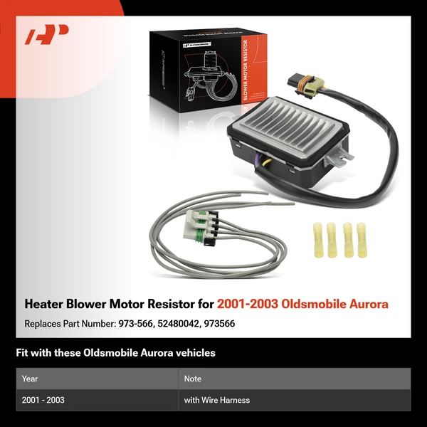 Heater Blower Motor Resistor for 2001-2003 Oldsmobile Aurora
