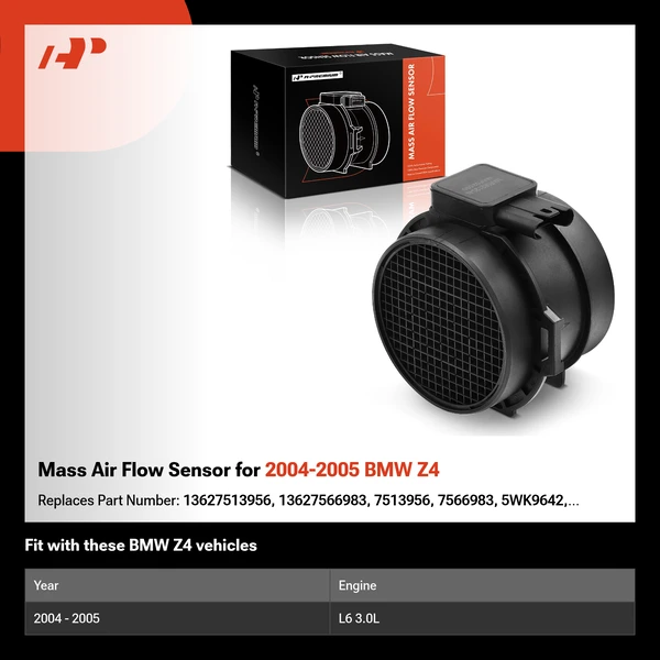 Mass Air Flow Sensor for 2004-2005 BMW Z4