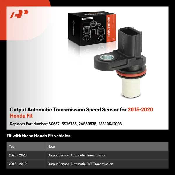 Output Automatic Transmission Speed Sensor for 2015-2020 Honda Fit