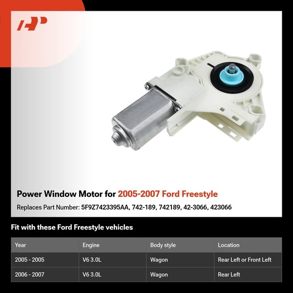 Power Window Motor for 2005-2007 Ford Freestyle
