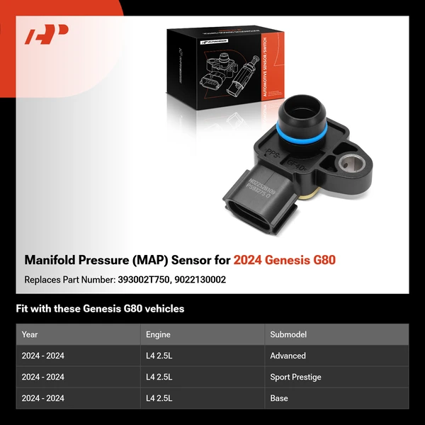 Manifold Pressure (MAP) Sensor for 2024 Genesis G80