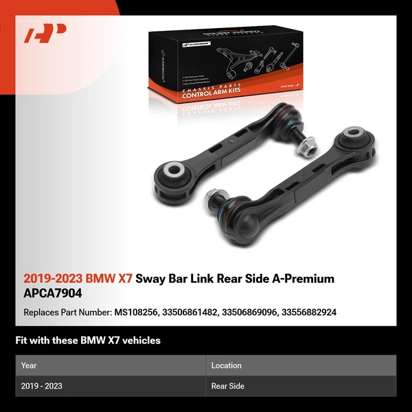 2019-2023 BMW X7 Sway Bar Link Rear Side A-Premium APCA7904