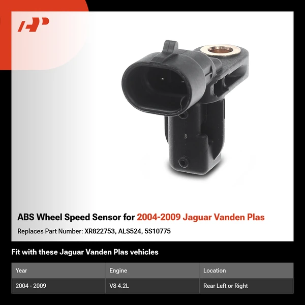 ABS Wheel Speed Sensor for 2004-2009 Jaguar Vanden Plas