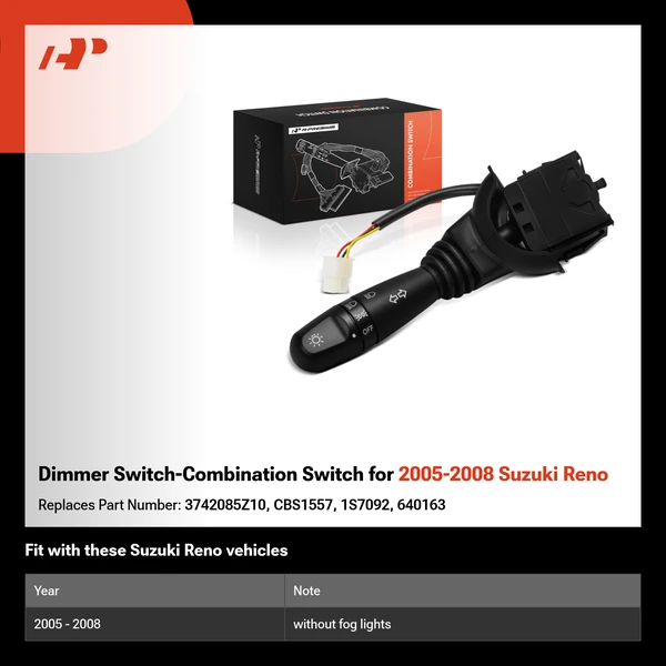 Dimmer Switch-Combination Switch for 2005-2008 Suzuki Reno