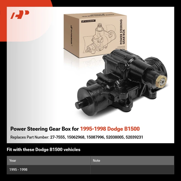 Power Steering Gear Box for 1995-1998 Dodge B1500