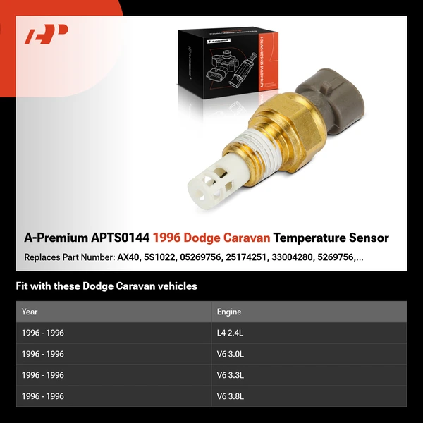 A-Premium APTS0144 1996 Dodge Caravan Temperature Sensor