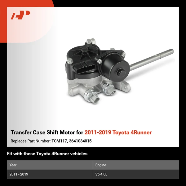 Transfer Case Shift Motor for 2011-2019 Toyota 4Runner