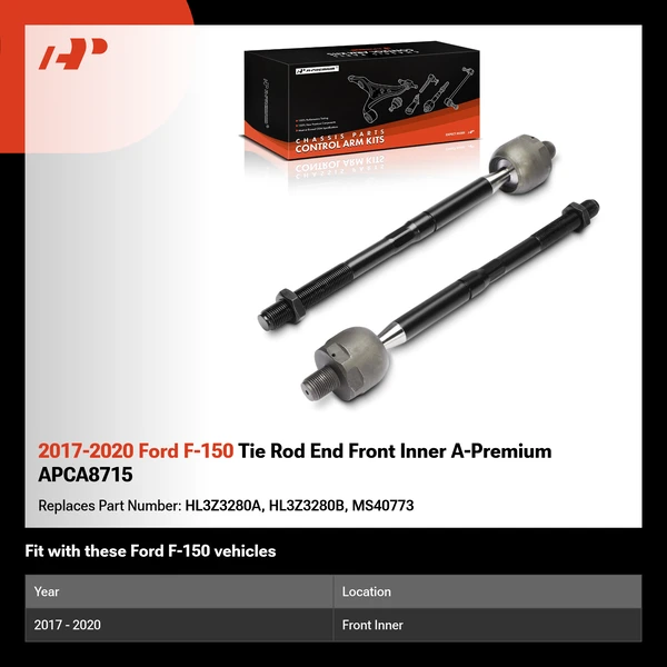 2017-2020 Ford F-150 Tie Rod End Front Inner A-Premium APCA8715
