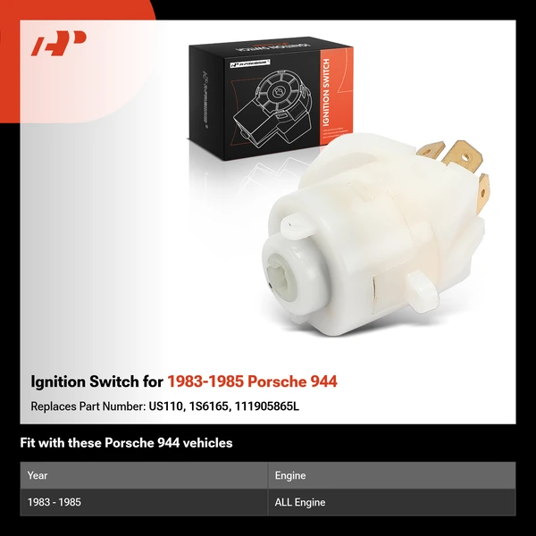 Ignition Switch for 1983-1985 Porsche 944
