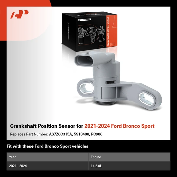 Crankshaft Position Sensor for 2021-2024 Ford Bronco Sport