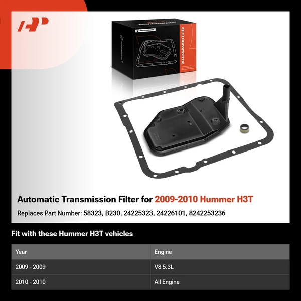 Automatic Transmission Filter for 2009-2010 Hummer H3T