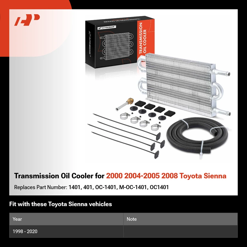 Transmission Oil Cooler for 2000 2004-2005 2008 Toyota Sienna