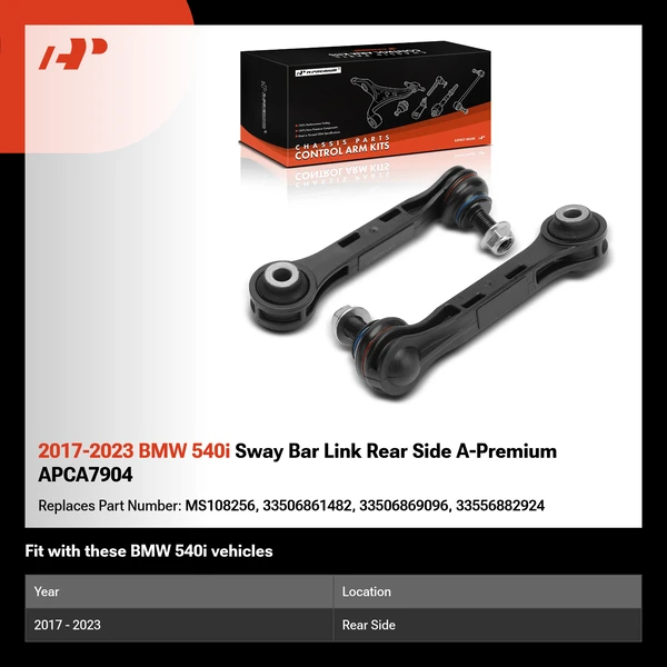 2017-2023 BMW 540i Sway Bar Link Rear Side A-Premium APCA7904