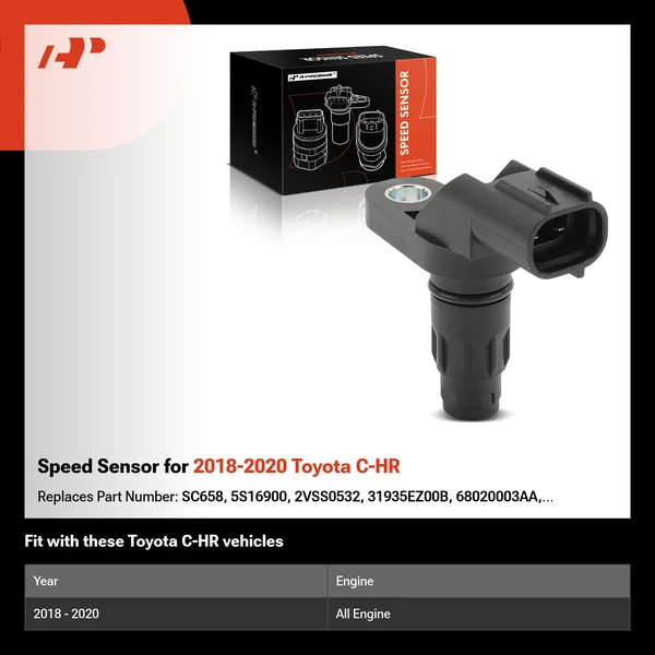 Speed Sensor for 2018-2020 Toyota C-HR