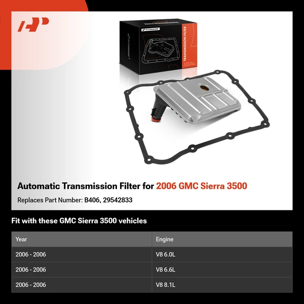 Automatic Transmission Filter for 2006 GMC Sierra 3500