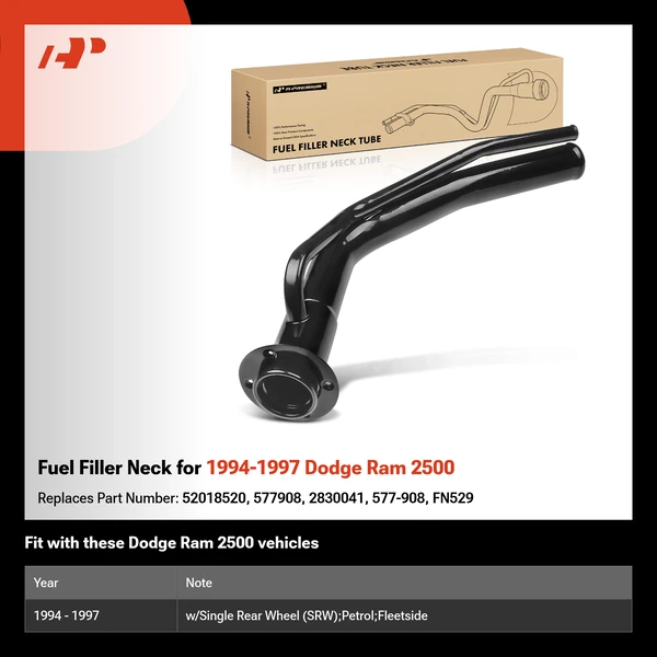 Fuel Filler Neck for 1994-1997 Dodge Ram 2500