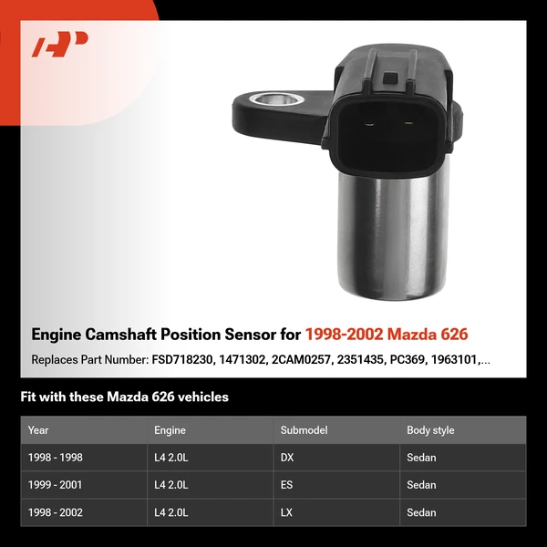 Engine Camshaft Position Sensor for 1998-2002 Mazda 626