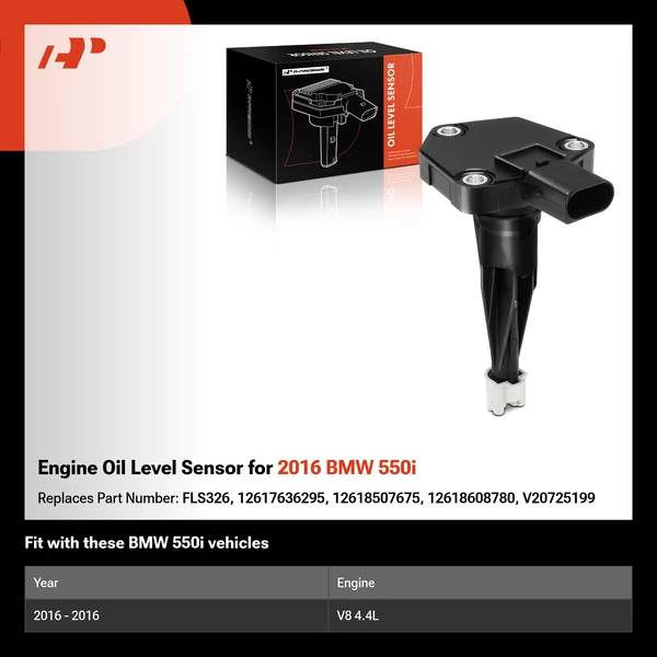 Engine Oil Level Sensor for 2016 BMW 550i