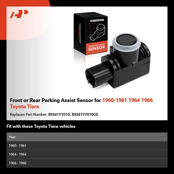 Front or Rear Parking Assist Sensor for 1960-1961 1964 1966 Toyota Tiara