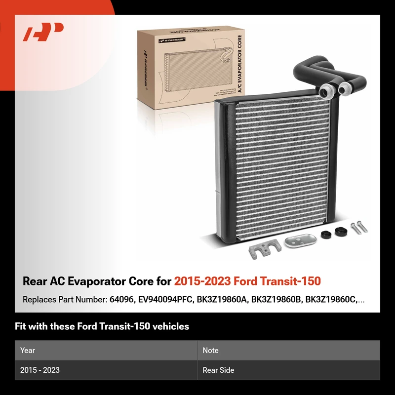 Rear AC Evaporator Core for 2015-2023 Ford Transit-150
