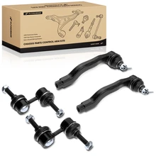 1999-2000 Honda Civic A Set of 4 Control Arm and Sway Bar Link Kit Front Side A-Premium APCA3596