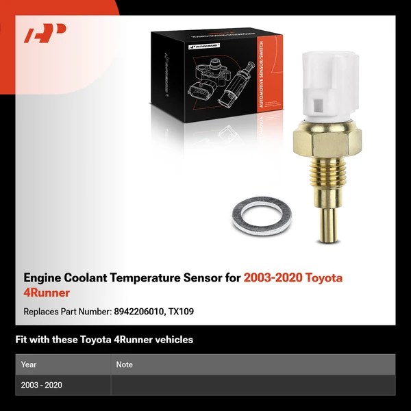 Engine Coolant Temperature Sensor for 2003-2020 Toyota 4Runner