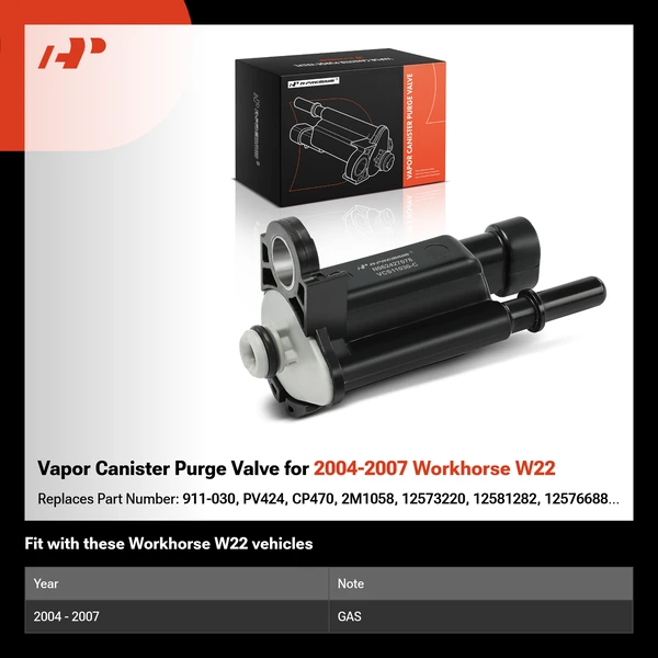 Vapor Canister Purge Valve for 2004-2007 Workhorse W22
